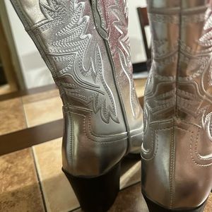 Silver Ankle cowboy booties